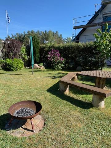 Ferienwohnung Parthaune Pruchten Buitenkant foto